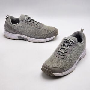 Orthofeet Coral Hands-Free Orthopedic Cushion Sneakers Wool Gray Women's Size 10
